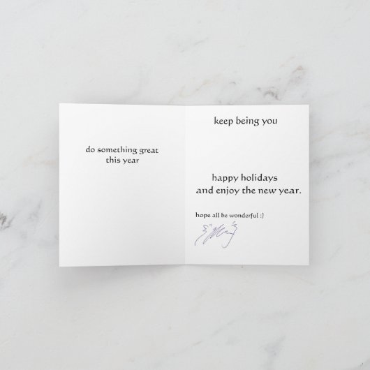 prettige feestdagen (plural:) & geniet van het (Binnen)