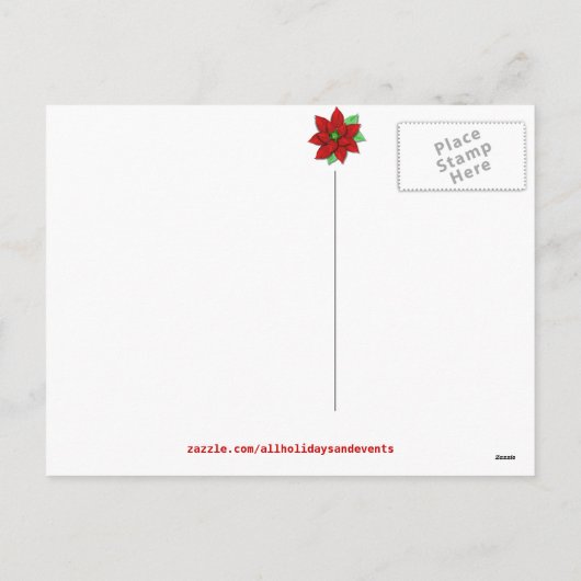 Prettige feestdagen (plural:) het Briefkaart van (Achterkant)