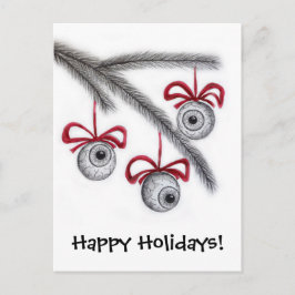 Prettige feestdagen (plural:) het briefkaart van