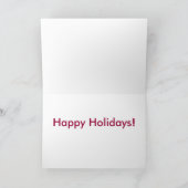 Prettige feestdagen (plural:) Kaart (Binnen)