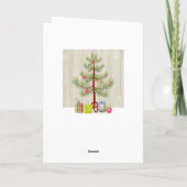 Prettige feestdagen (plural:) kaart (Achterkant)