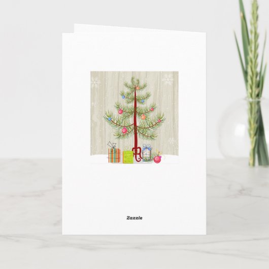 Prettige feestdagen (plural:) kaart (Achterkant)