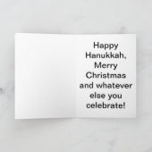 Prettige feestdagen (plural:)! kaart (Binnen)