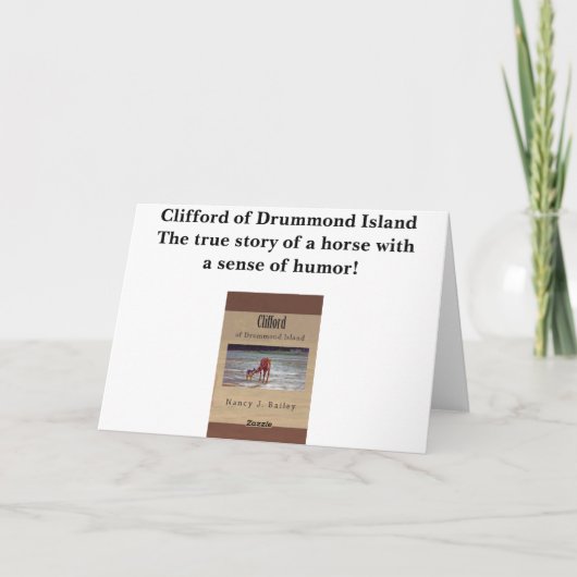 Prettige feestdagen (plural:) Kaart Clifford (Achterkant)