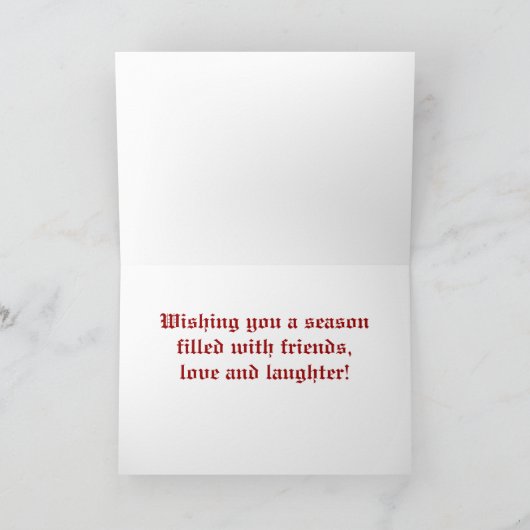 Prettige feestdagen (plural:) Kaart Clifford (Binnen)