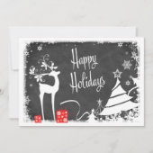 Prettige feestdagen (plural:) Kaart | Faux Bord, (Voorkant)