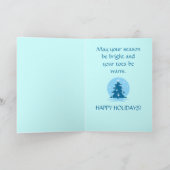 Prettige feestdagen (plural:) Kaart van de Boom (Binnen)