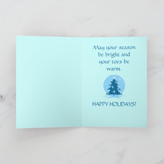 Prettige feestdagen (plural:) Kaart van de Boom (Binnen)