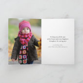 Prettige feestdagen (plural:) Kaart van de Foto (Binnen)