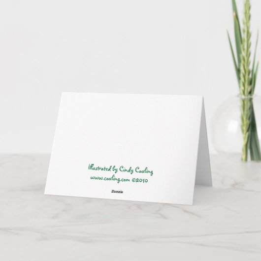 Prettige feestdagen (plural:) Kerstkaart (Achterkant)