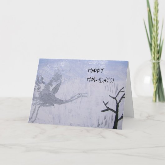 Prettige feestdagen (plural:) Kraan Whooping (Voorkant)