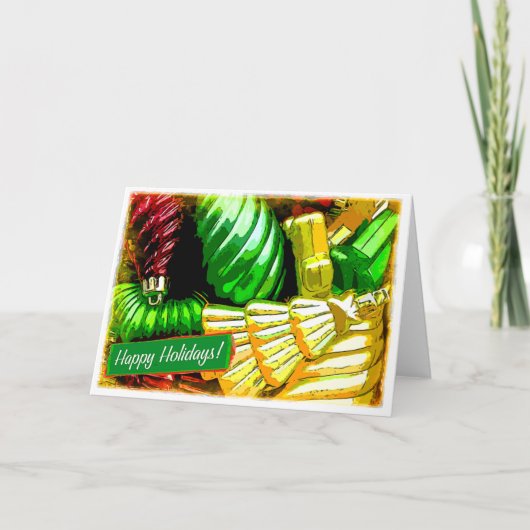 Prettige feestdagen (plural:) Ontwerp 3 Kaart (Voorkant)