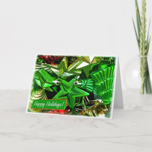 Prettige feestdagen (plural:) Ontwerp 4 Kaart (Voorkant)