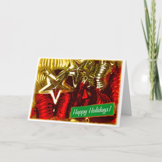 Prettige feestdagen (plural:) Ontwerp 5 Kaart (Voorkant)