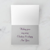 Prettige feestdagen (plural:) Paarse Groene (Binnen)