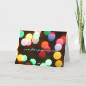 Prettige feestdagen (plural:) steekt Kerstmis Kaart (Achterkant)