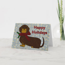 Prettige feestdagen (plural:) Tekkel Kaart