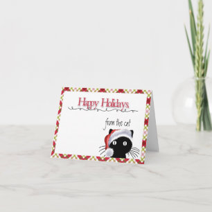 Prettige feestdagen (plural:) van de Kat