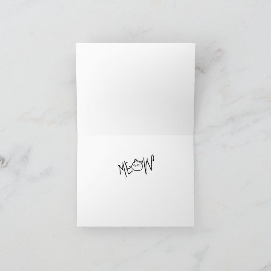 Prettige feestdagen (plural:) van de Kat (Binnen)