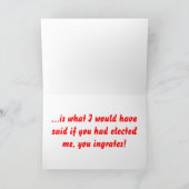 Prettige feestdagen (plural:), Verliezers - Kaart (Binnen)