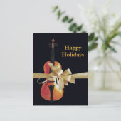 Prettige feestdagen (plural:) Viool (Staand voorkant)