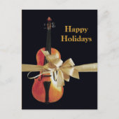 Prettige feestdagen (plural:) Viool (Voorkant)