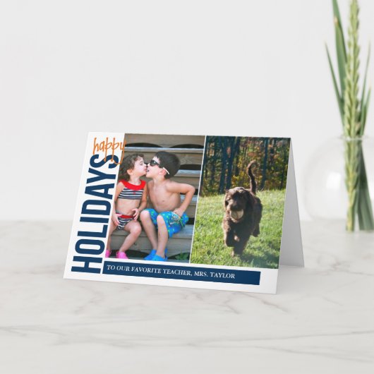 Prettige feestdagen (plural:) voor u x2 (Voorkant)