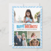 Prettige feestdagen (plural:) Wensen x4 Feestdagenkaart (Voorkant)