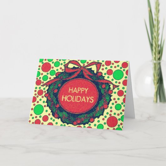 Prettige feestdagen (plural:) - Wenskaart (Voorkant)