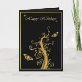 Prettige feestdagen (plural:) - Wijnstok & Vlinder (Voorkant)