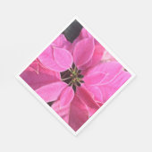 prettige feestdagen Poinsettia Servet (Hoek)