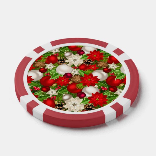 Prettige feestdagen Poker Chips (Enkel)