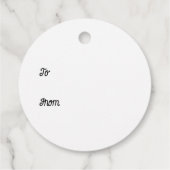 prettige feestdagen Polar Beer Bedankjes Labels (Achterkant)