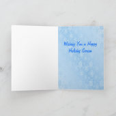 Prettige feestdagen Polar Beer Penguin Wenskaart (Binnen)