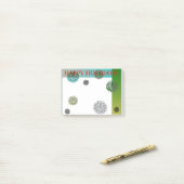 prettige feestdagen post-it® notes (Op bureau)