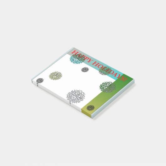 prettige feestdagen post-it® notes (Schuin)