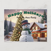 Prettige feestdagen post Kaart (Voorkant)