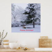 prettige feestdagen..... poster (Keuken)