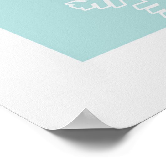 prettige feestdagen poster (Hoek)