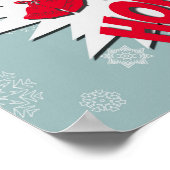 prettige feestdagen poster (Hoek)