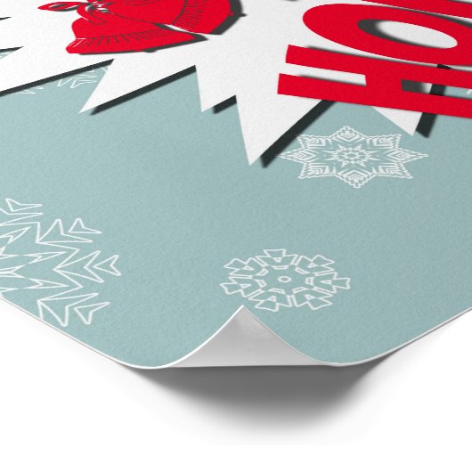 prettige feestdagen poster (Hoek)