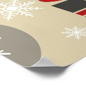 prettige feestdagen poster (Hoek)