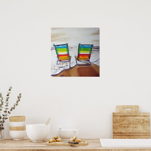 prettige feestdagen poster (Keuken)