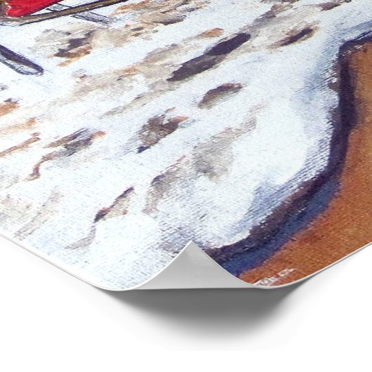 prettige feestdagen poster (Hoek)