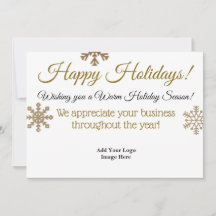 Prettige feestdagen Professioneel aangepast Visite