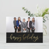 Prettige feestdagen Professioneel bedrijf Feestdagenkaart (Staand voorkant)