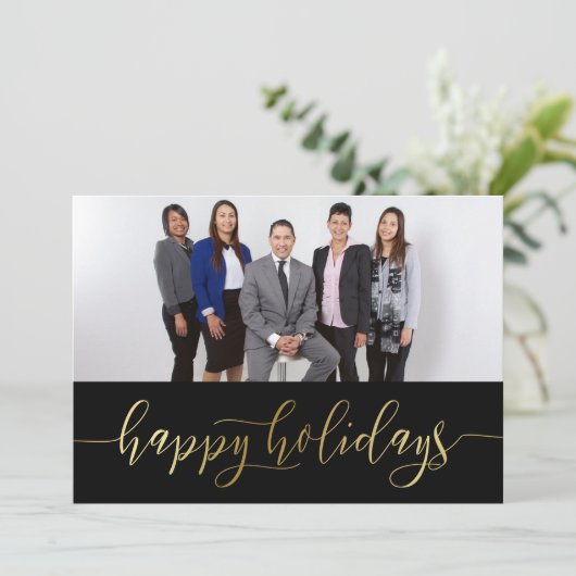 Prettige feestdagen Professioneel bedrijf Feestdagenkaart (Staand voorkant)