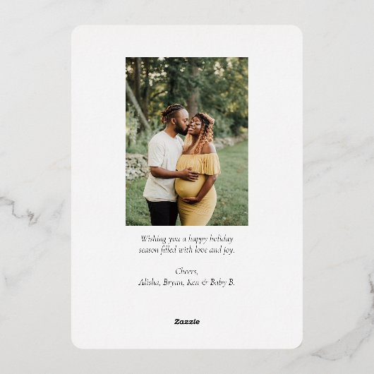 Prettige feestdagen Proost (Achterkant)