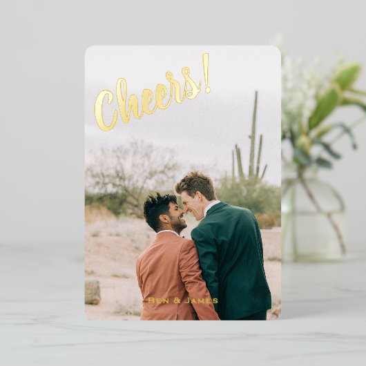 Prettige feestdagen Proost (Staand Voorkant)