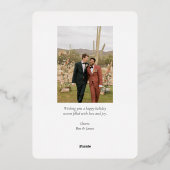 Prettige feestdagen Proost (Achterkant)